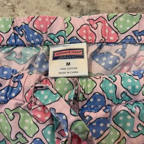 Vineyard Vines Whale Pajama Pants Medium - Picture 3 of 3